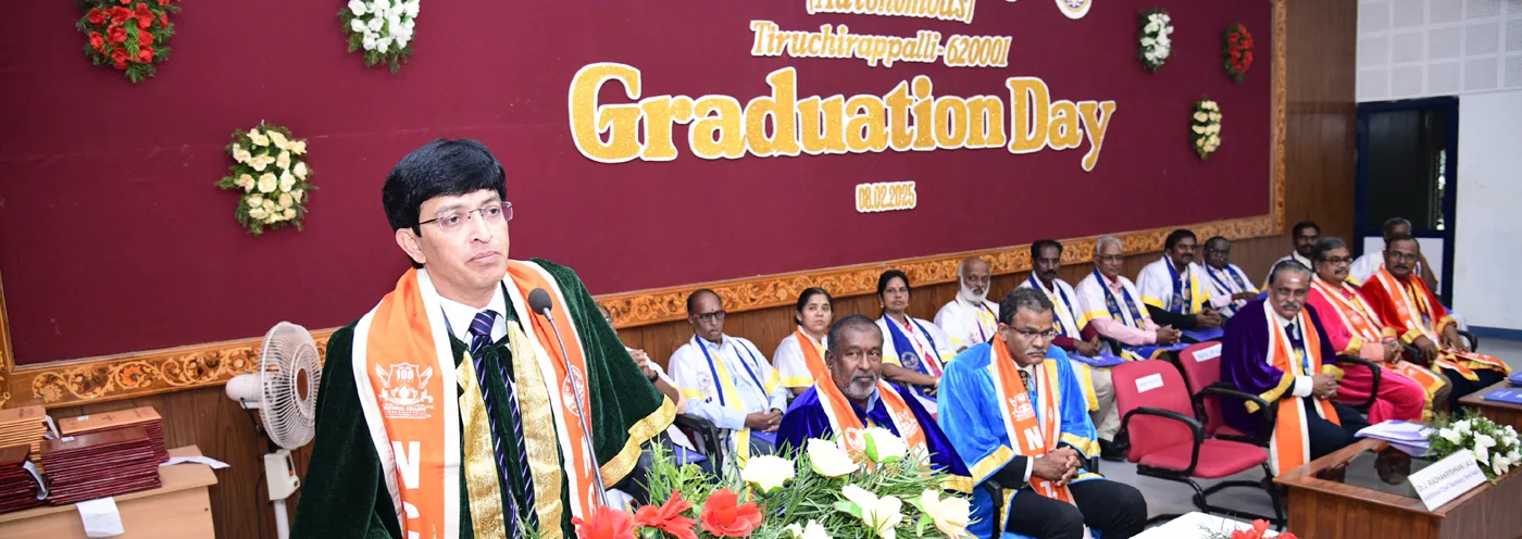 Banner image from the National College, Trichy website