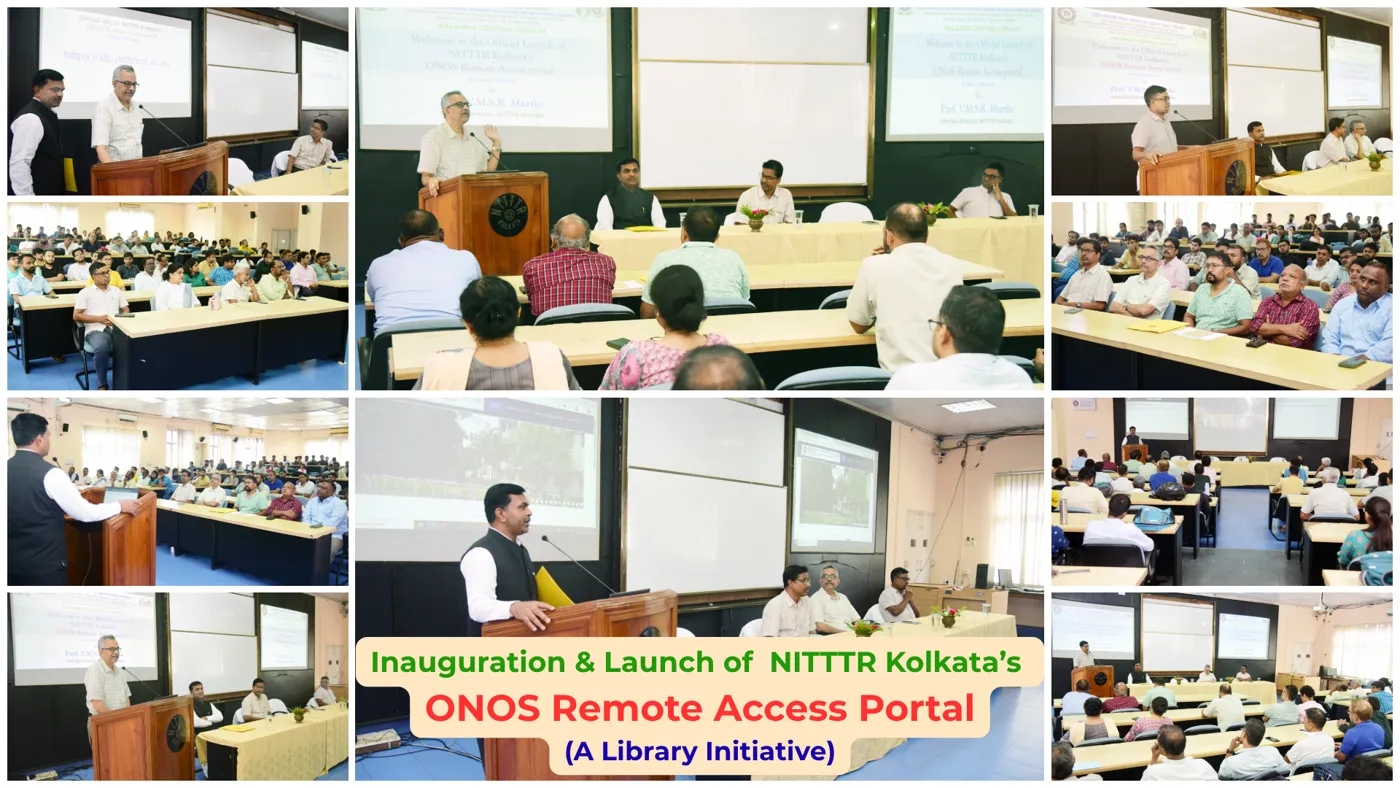 Banner image from the National Institute of Technical Teachers' Training and Research, Kolkata website