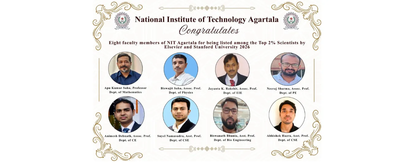 Banner image from the National Institute of Technology Agartala website