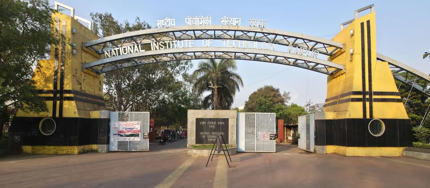Banner image from the National Institute of Technology Raipur website