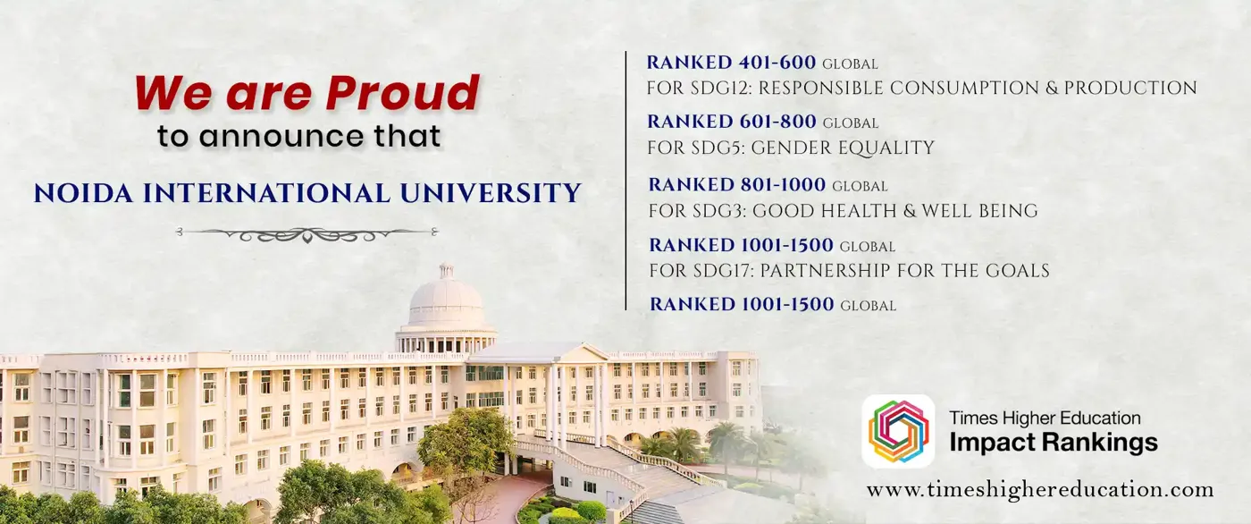 Banner image from the Noida International University website