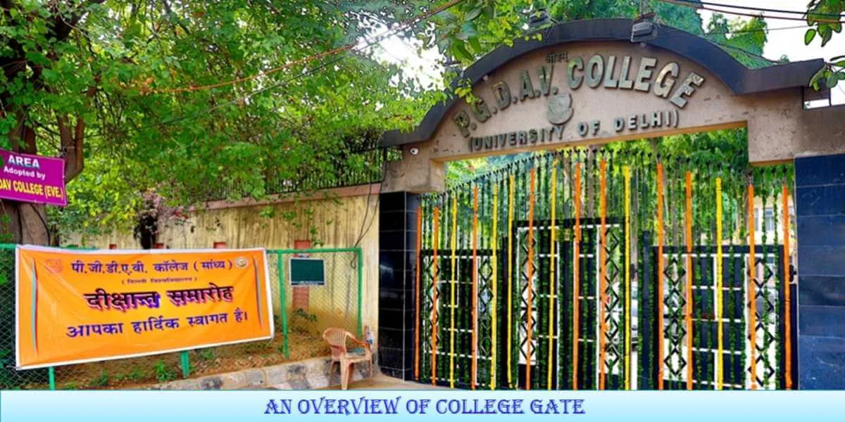 Banner image from the P.G.D.A.V. College (Evening) website