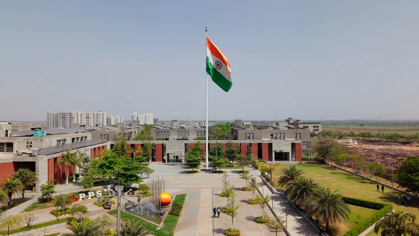 Banner image from the P P Savani University website