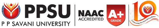 P P Savani University logo