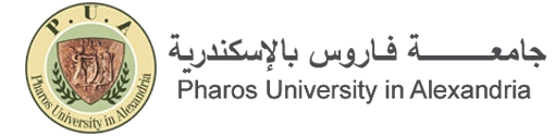 Pharos University in Alexandria logo