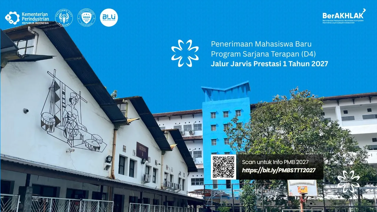 Banner image from the Politeknik STTT Bandung website