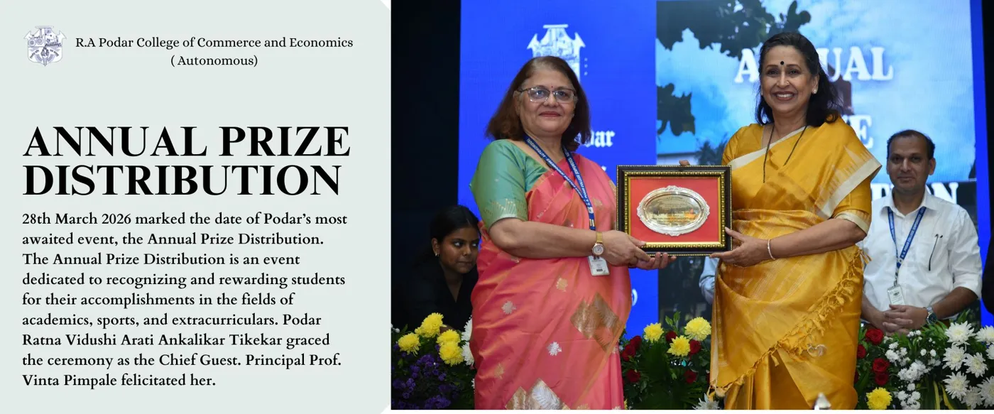Banner image from the R A Podar College of Commerce and Economics website