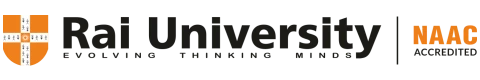 Rai University logo