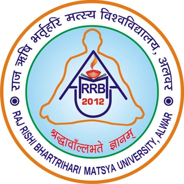 Raj Rishi Bhartrihari Matsya University logo