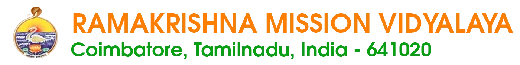Ramakrishna Mission Vidyalaya logo
