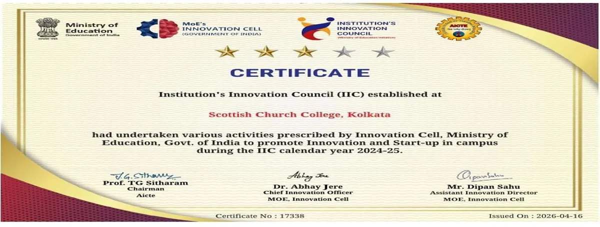 Banner image from the Scottish Church College website