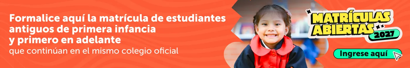 Banner image from the Secretaría de Educación del Distrito Capital website
