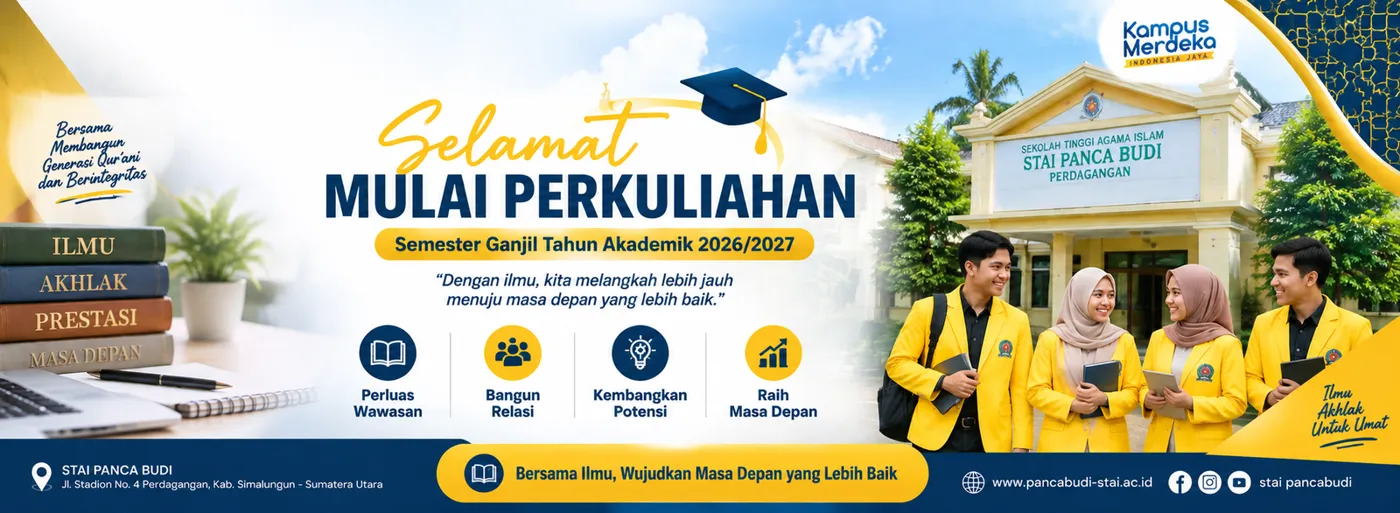 Banner image from the Sekolah Tinggi Agama Islam Panca Budi website