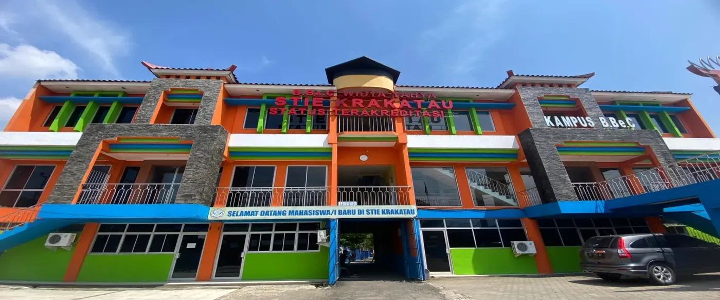 Banner image from the Sekolah Tinggi Ilmu Ekonomi Krakatau website