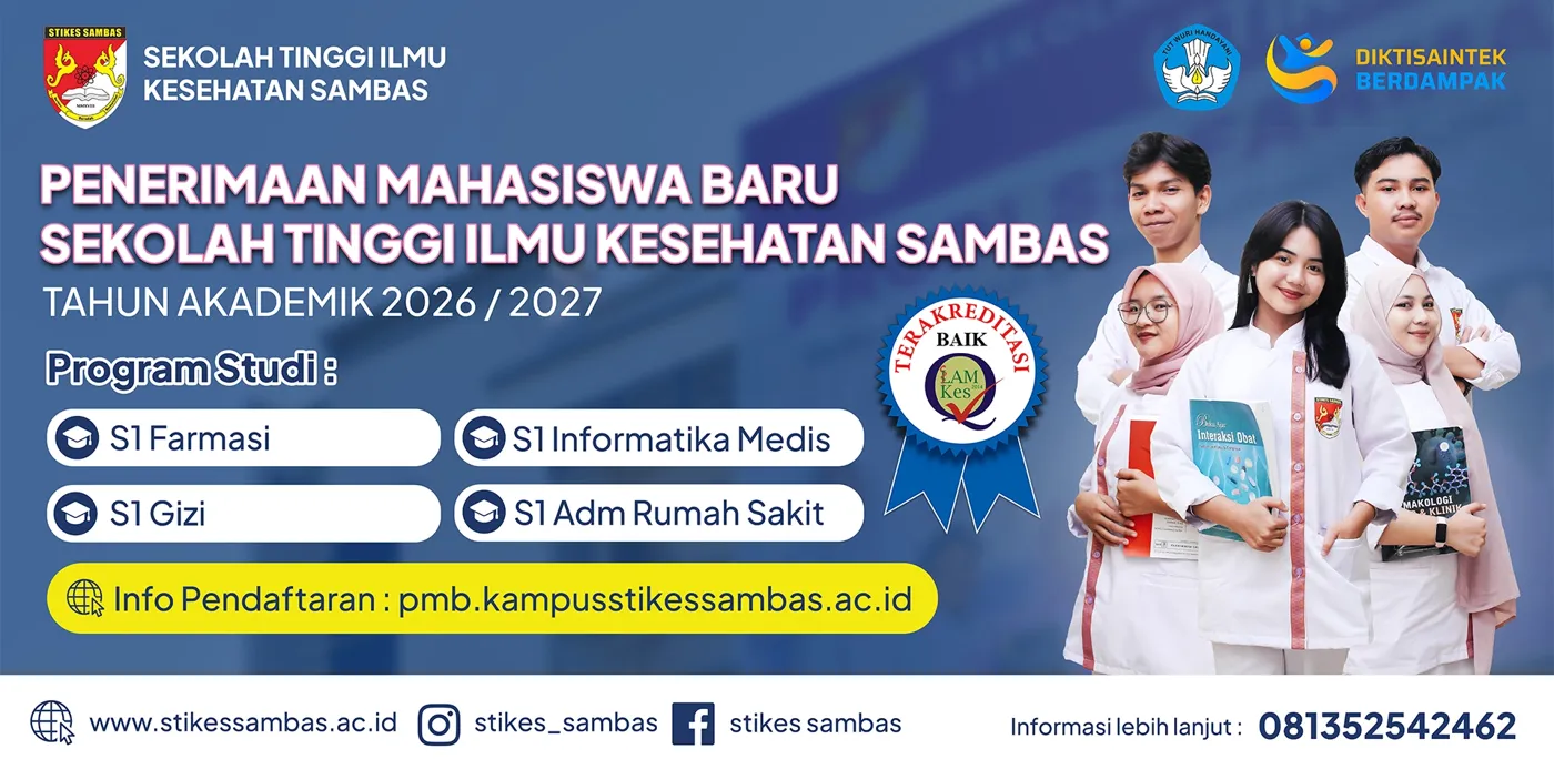 Banner image from the Sekolah Tinggi Ilmu Kesehatan Sambas website