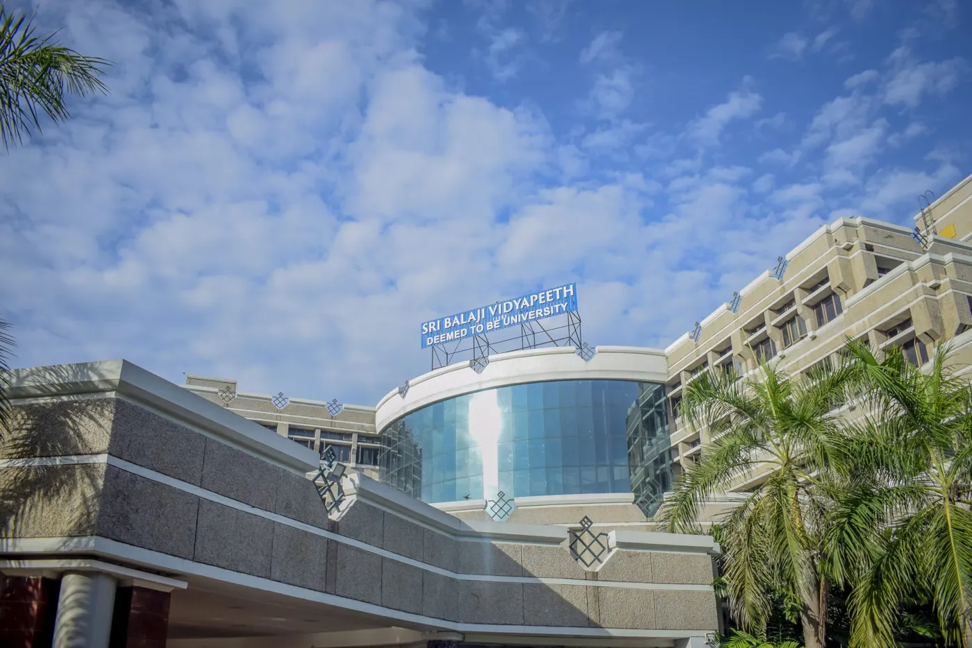 Banner image from the Sri Balaji Vidyapeeth University website