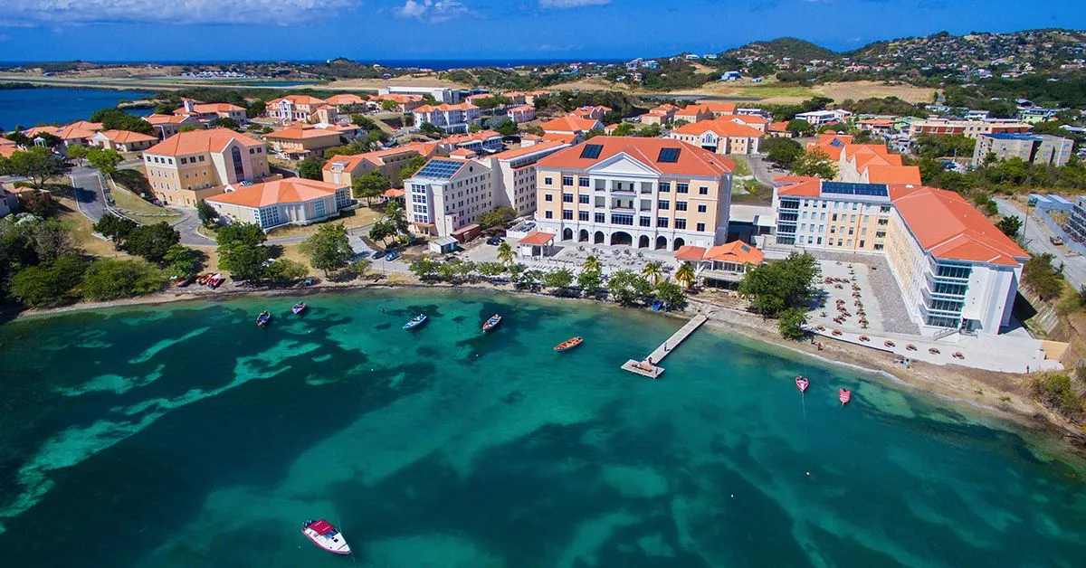 Banner image from the St. George's University website