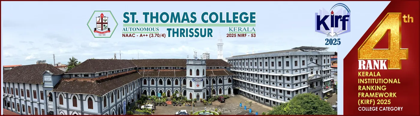 Banner image from the St. Thomas College (Autonomous) website