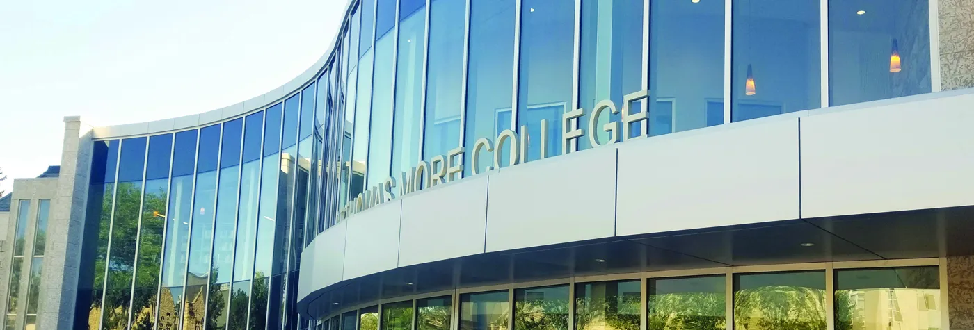Banner image from the St. Thomas More College website