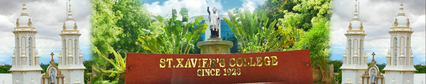 Banner image from the St. Xavier's College (Autonomous) website