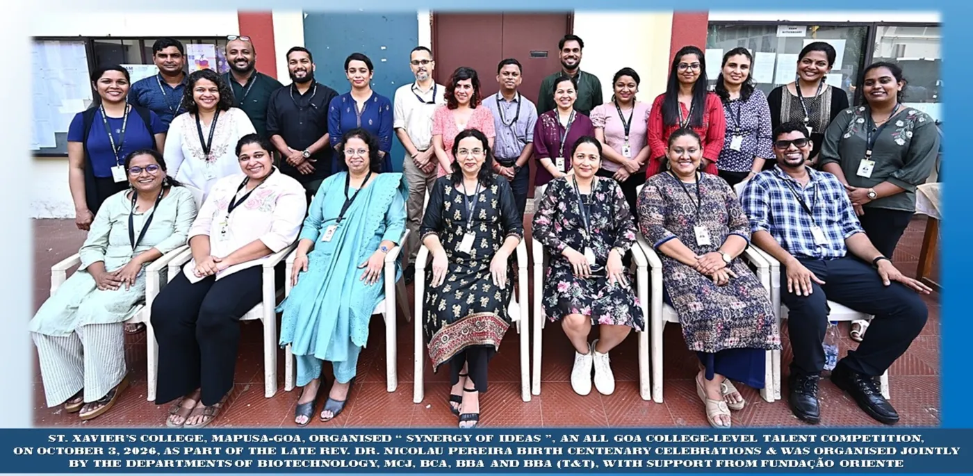 Banner image from the St. Xavier's College website