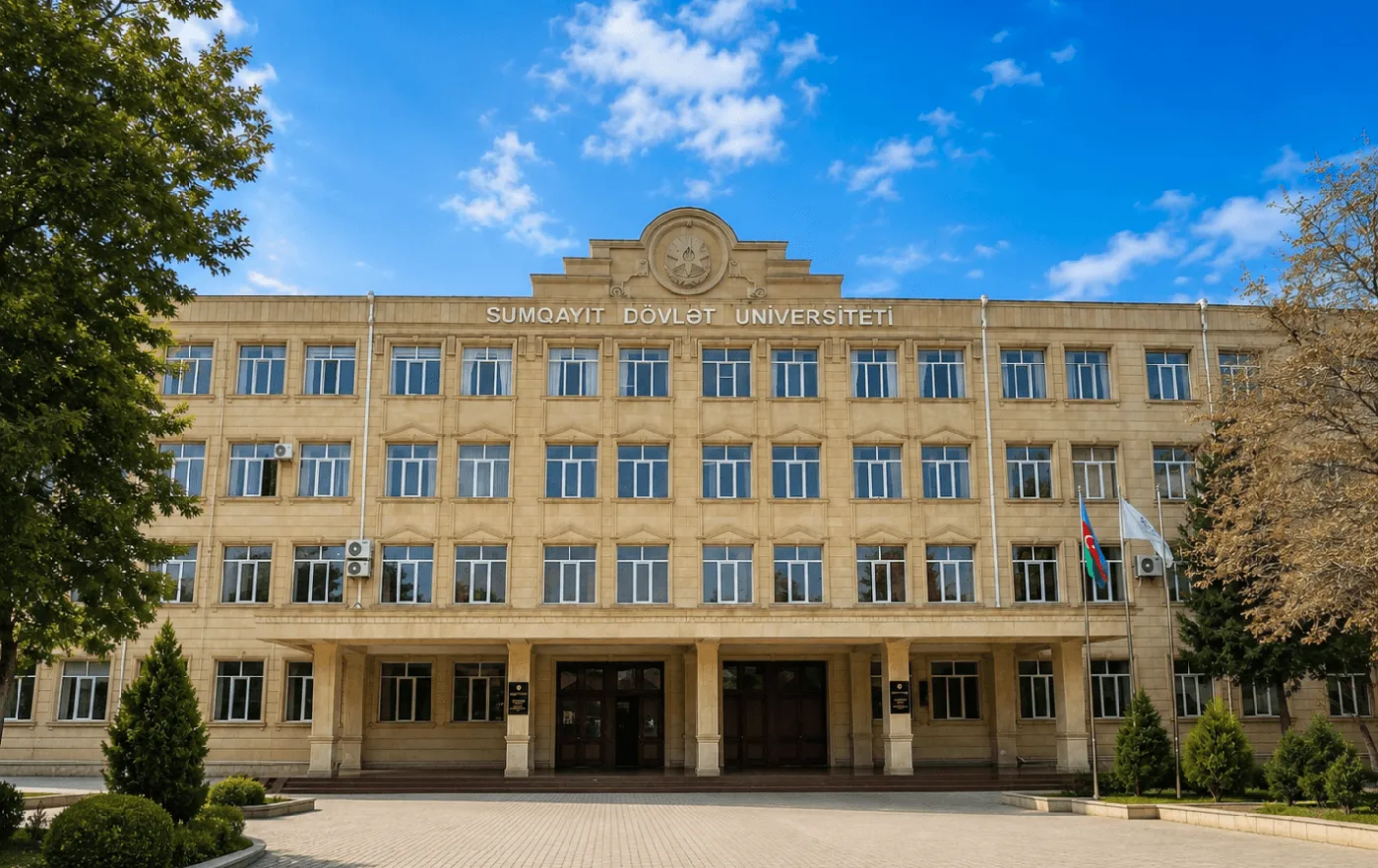 Banner image from the Sumgayit State University website
