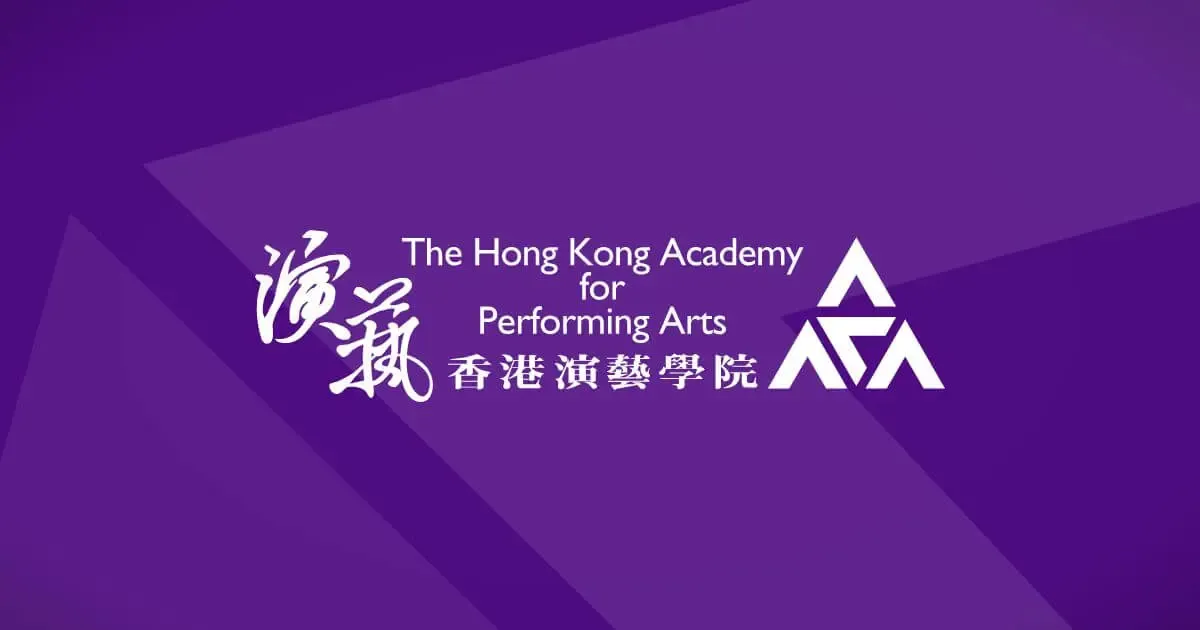 Banner image from the The Hong Kong Academy for Performing Arts website