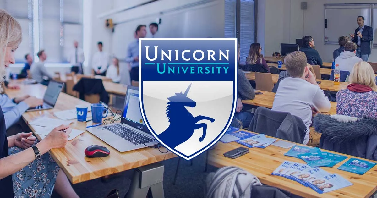 Banner image from the Unicorn University website