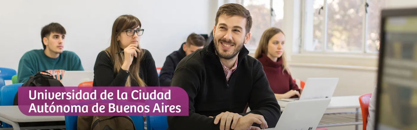 Banner image from the Universidad de la Ciudad de Buenos Aires website