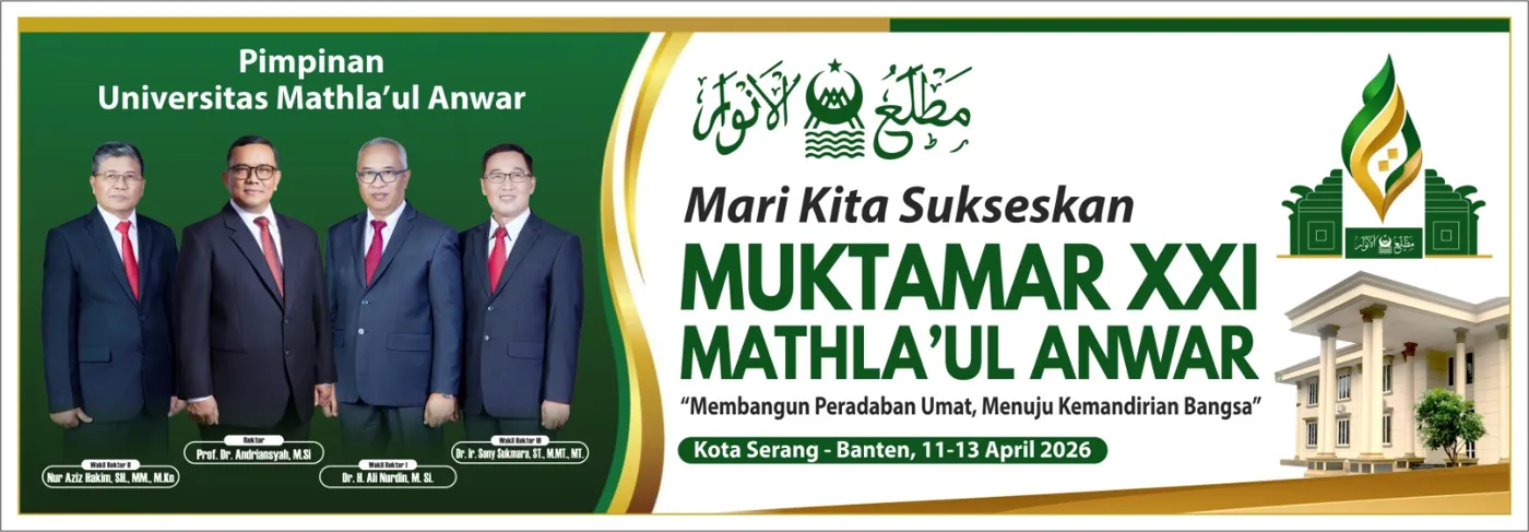 Banner image from the Universitas Mathla'ul Anwar Banten website