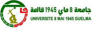 Université de Guelma logo