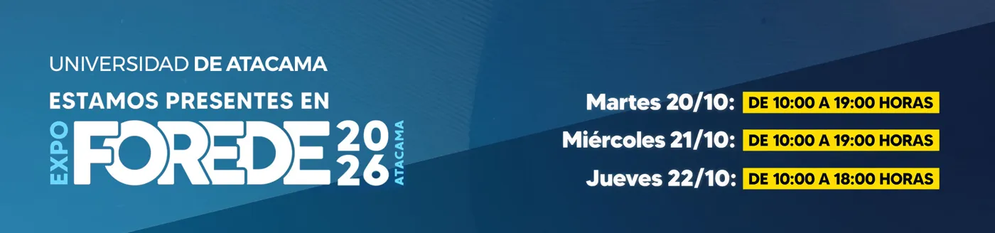 Banner image from the University of Atacama website