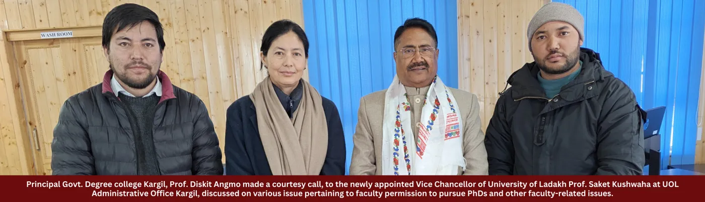 Banner image from the University of Ladakh website