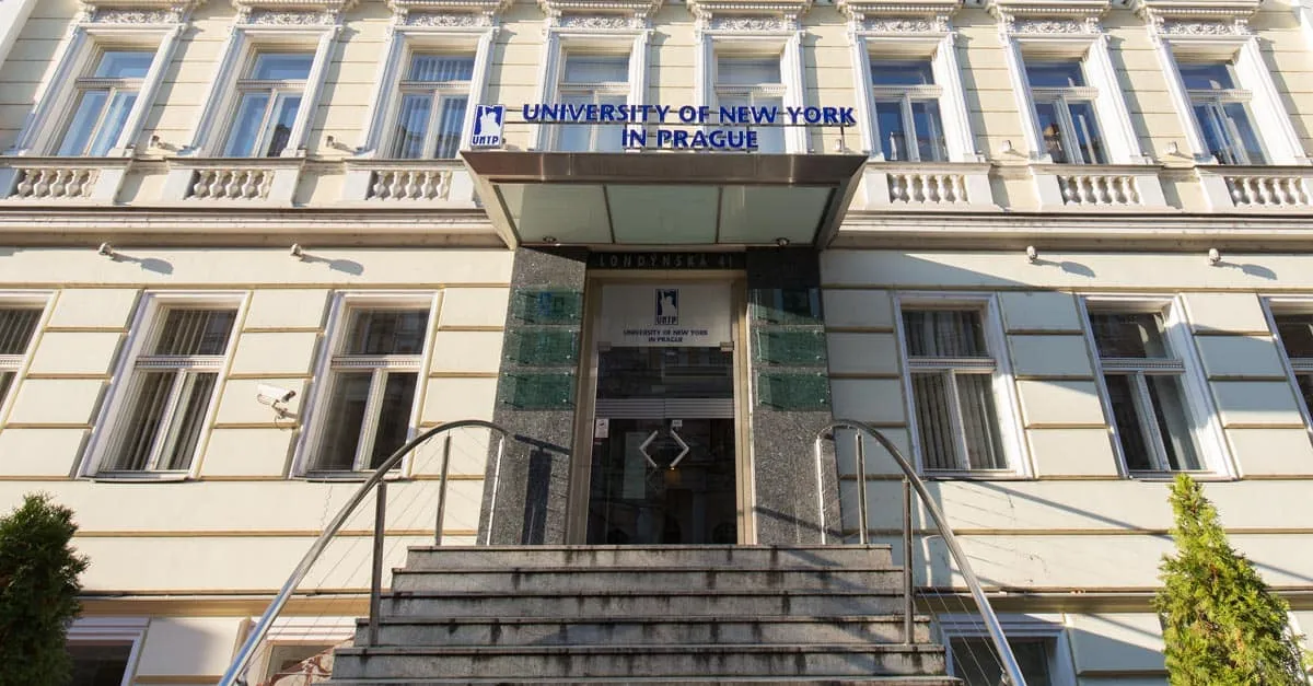 Banner image from the University of New York in Prague website