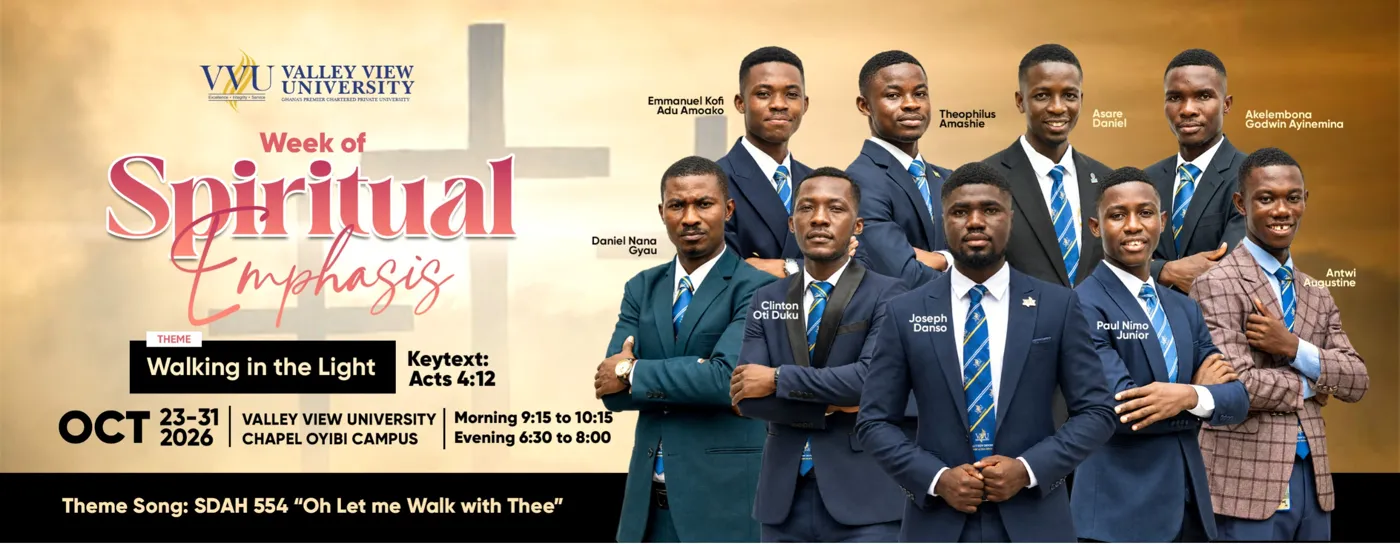 Banner image from the Valley View University website