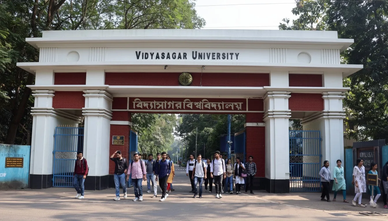 Banner image from the Vidyasagar University website