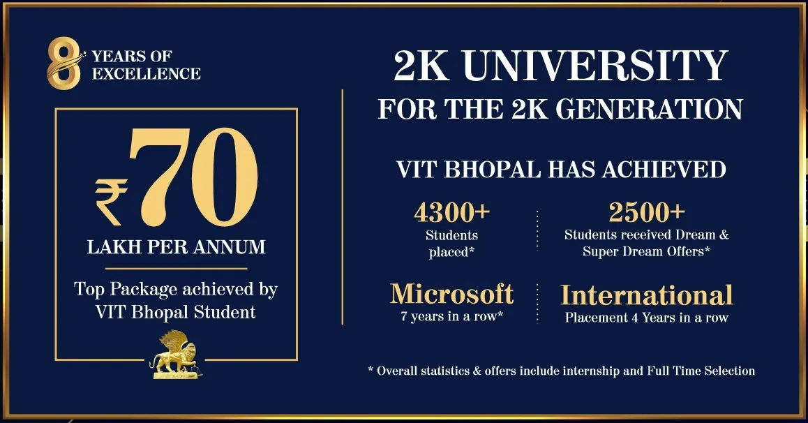 Banner image from the VIT Bhopal website