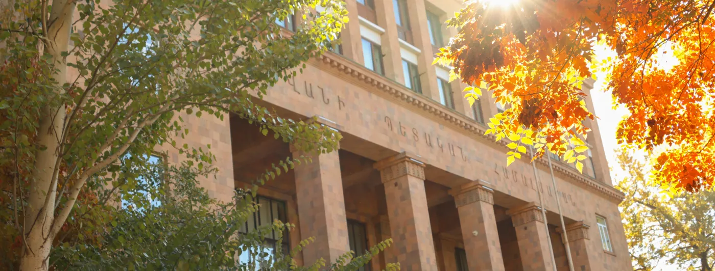 Banner image from the Yerevan State University website