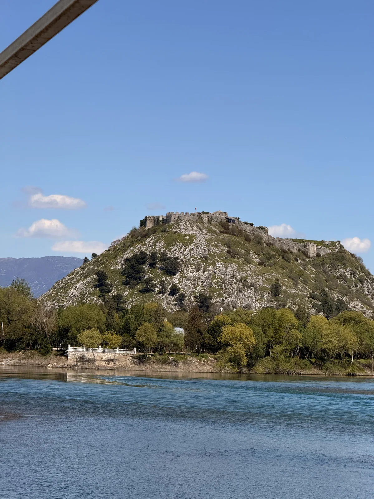 Castle ruins at Shkodër, Albania