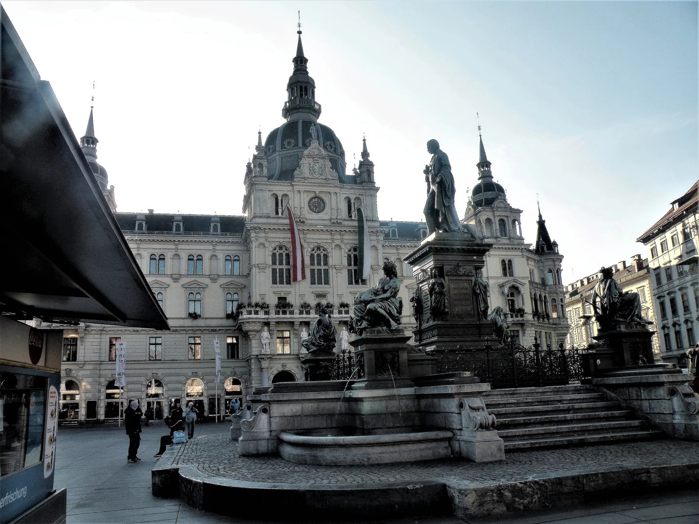 Graz Hauptplatz and its surrounding buildings