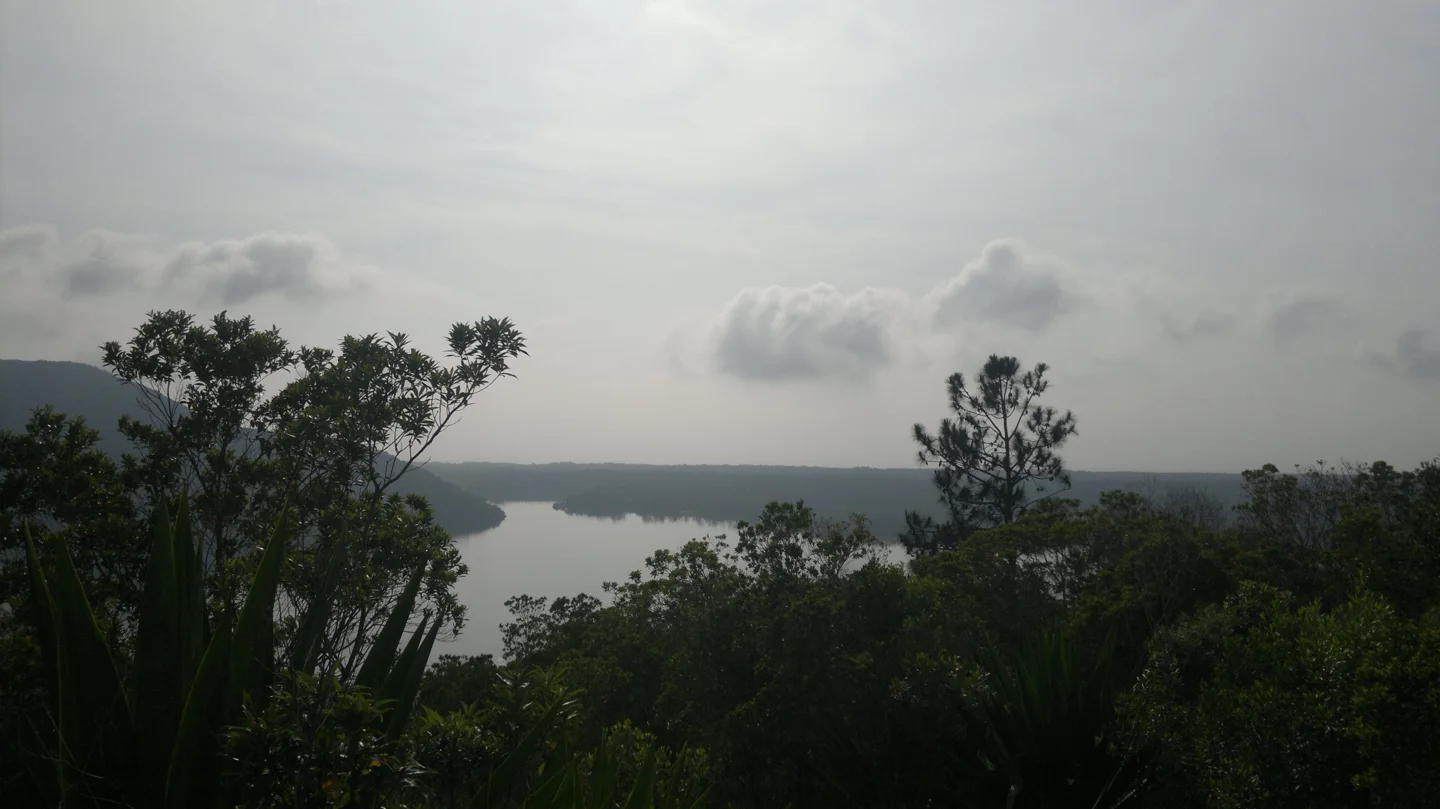 Lagoa da Conceição and hills in Florianópolis