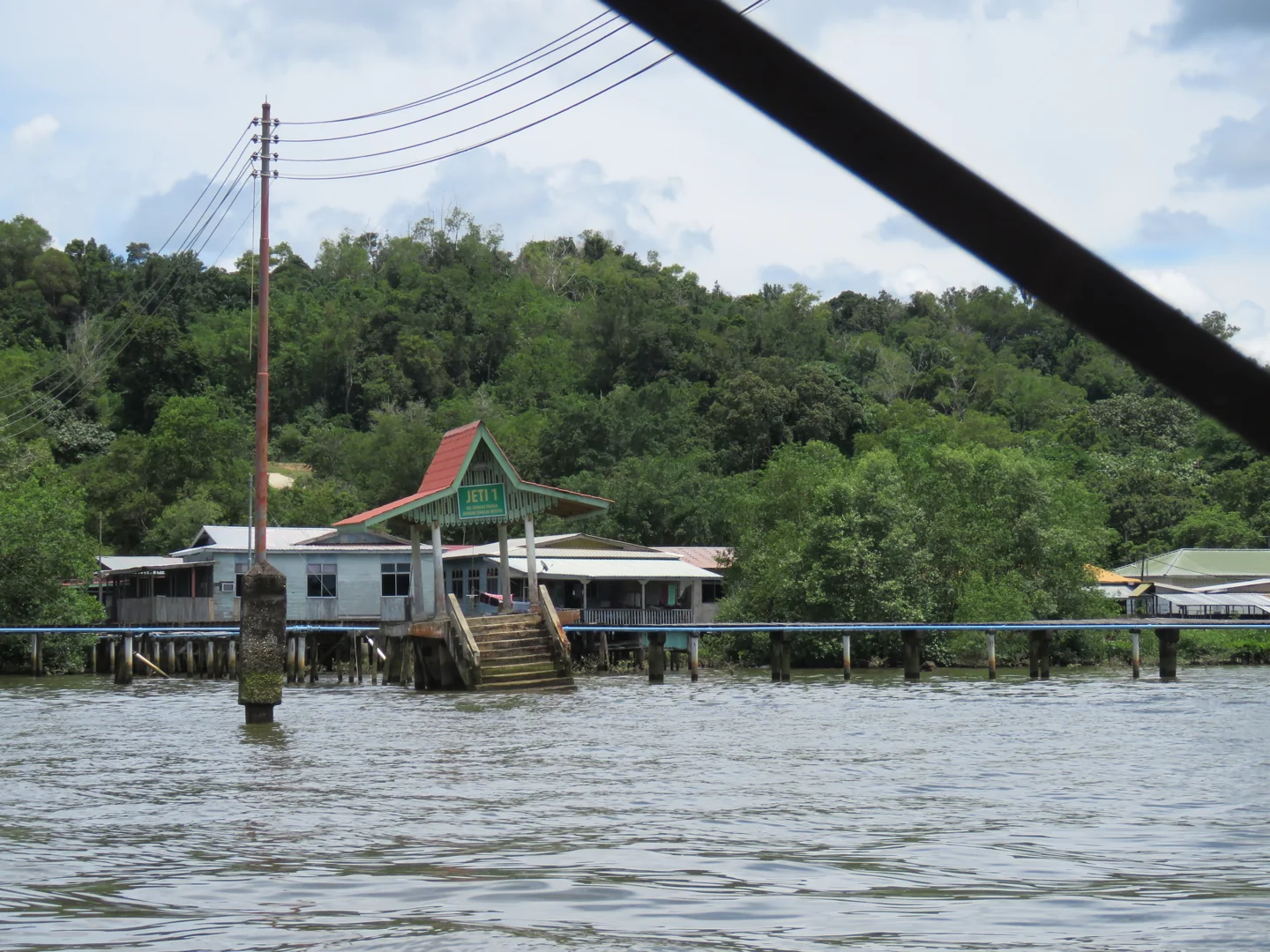 Jeti 1 passenger jetty at Kampong Ayer beside the Brunei River