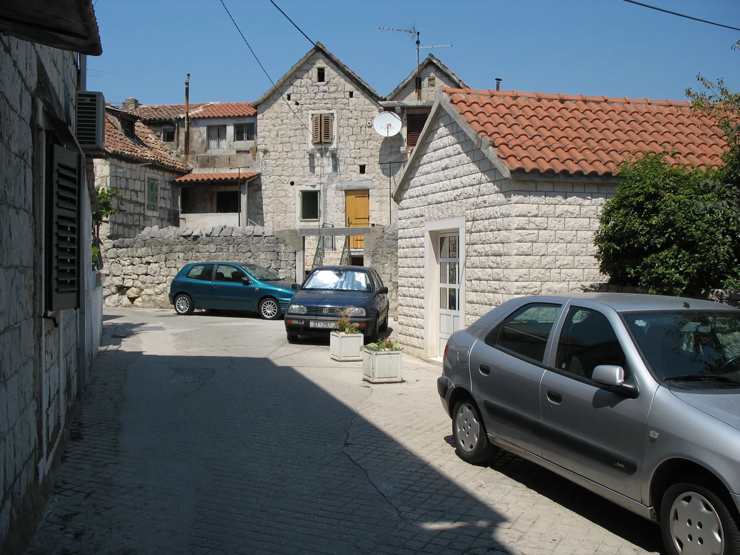 Stone houses along Kamenita ulica in Split's Veli Varoš neighbourhood
