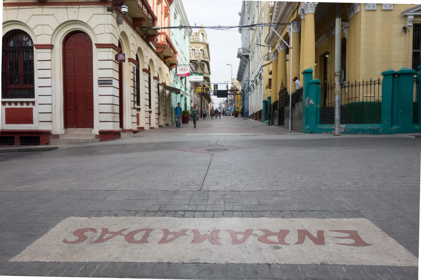 Calle Enramada street in Santiago de Cuba