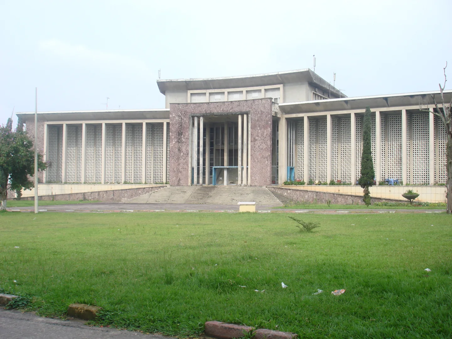 The rectorate building of the University of Kinshasa