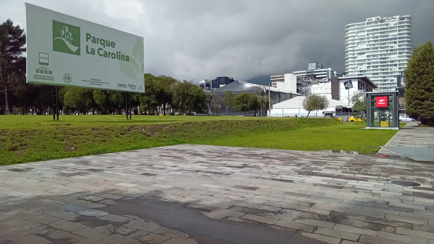 Public space in Quito's Parque La Carolina