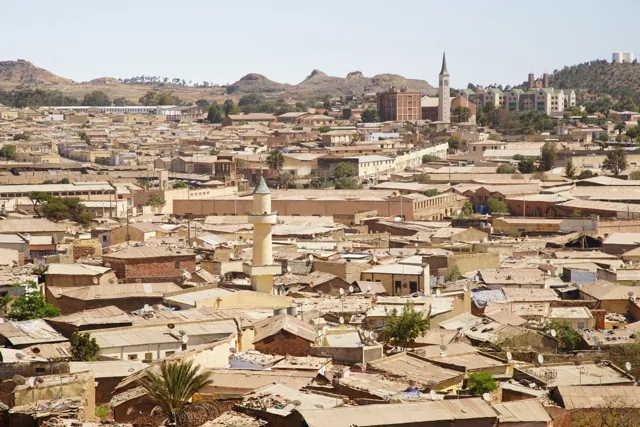 City view of Asmara, Eritrea