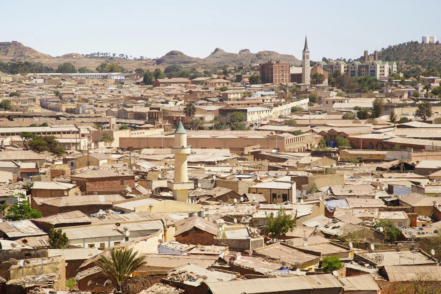 City view of Asmara, Eritrea