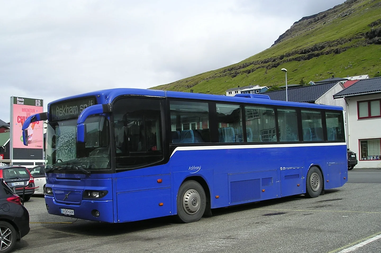 Askham bus photographed in the Faroe Islands