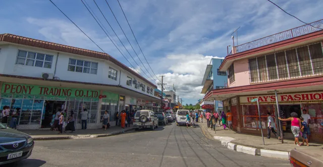 Nadi town in Fiji